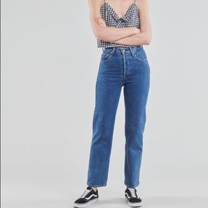 Levi’s rib cage straight jeans